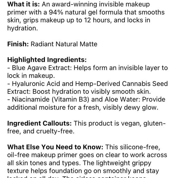 🌻Pick 2/$20 MILK MAKEUP Hydro Grip Primer New TravelSz - Picture 3 of 7